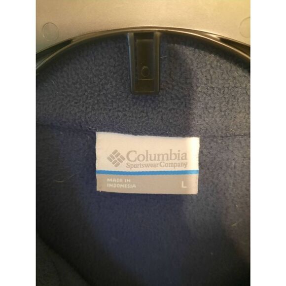 Columbia Size L Blue Fleece Jacket - Picture 2 of 4
